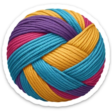 ball of yarn sticker