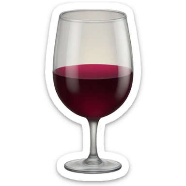 Wine cup sticker
