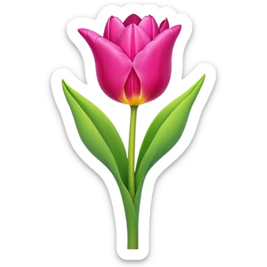 Tulipe à esthétique ￼ sticker