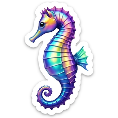 Морской конёк  sticker