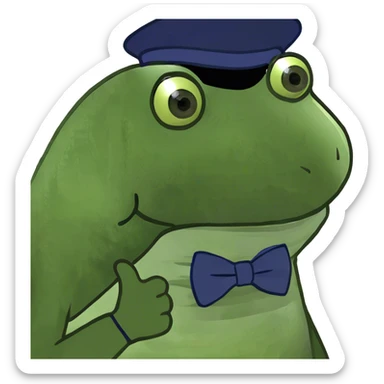 And that’s all folks in writing  sticker