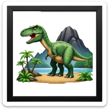 Jurassic park sticker