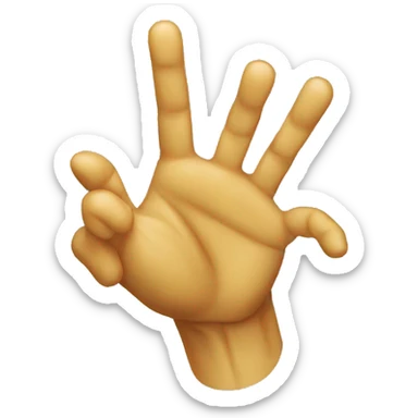 Michelangelo Creation hand   sticker