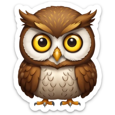 Ovo owl sticker