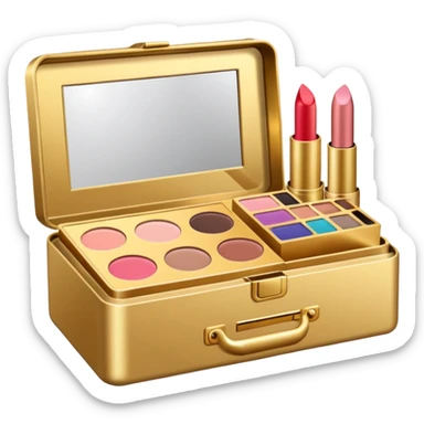 make up box sticker