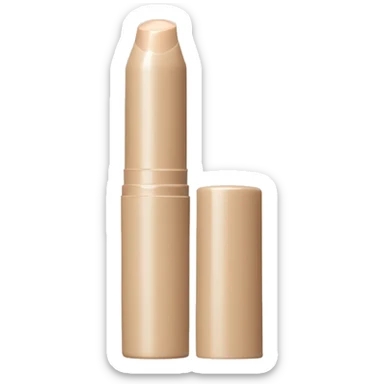 beige lipgloss tube sticker