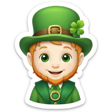 baby Leprechaun  sticker