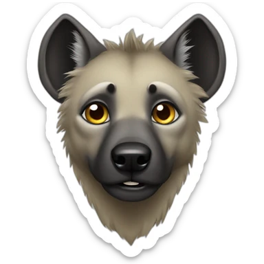 hyena sticker