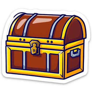 Robux treasure chest sticker