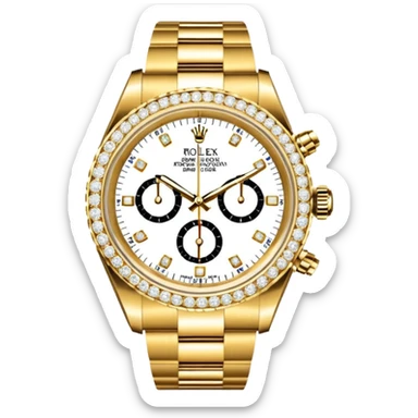 diamond rolex emoji sticker