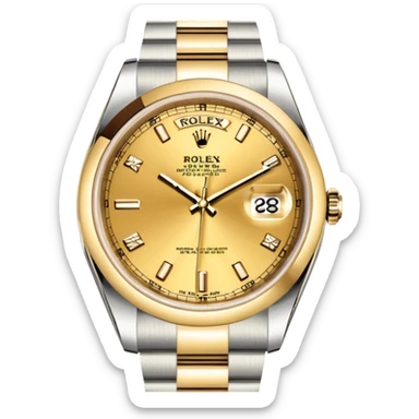 Rolex day date sticker