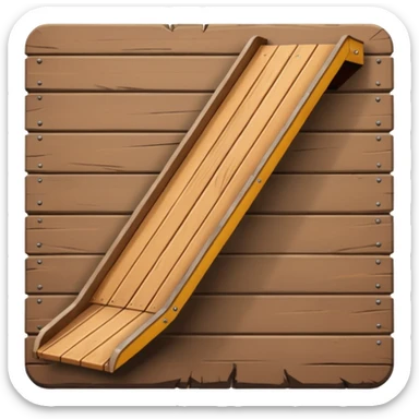 jump ramp on top view sticker