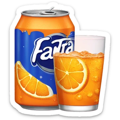 fanta drink sticker