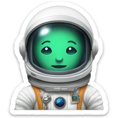 Dinero astronauta sticker