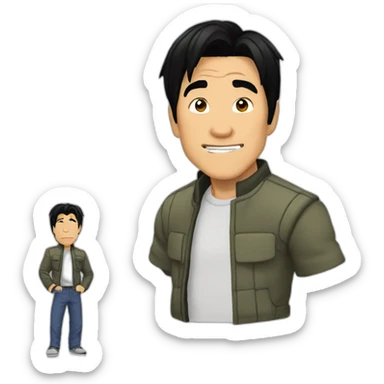 Jackie chan adventures sticker