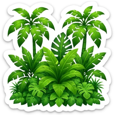 jungle sticker