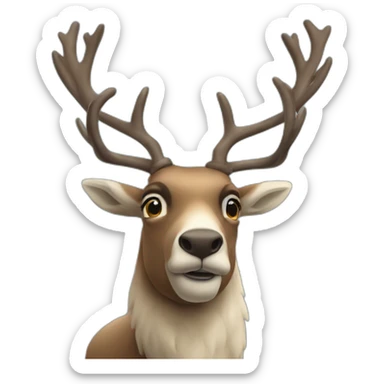 caribou in love sticker