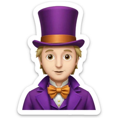Willy wonka sticker