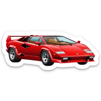 lambo countach sticker