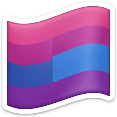 Bisexual bandera  sticker