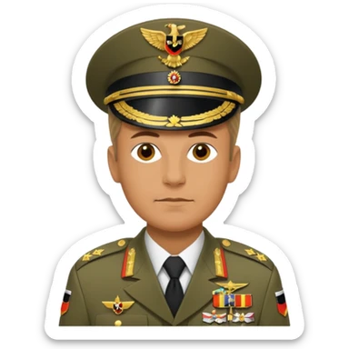 German Military General sticker