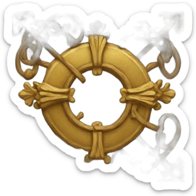 Croix de dieu sticker