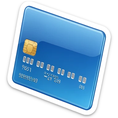 credit card sticker
