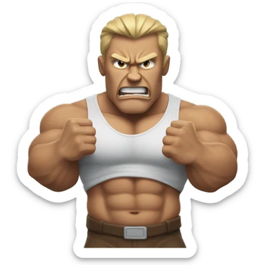 rage super jacked sticker