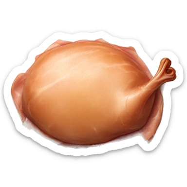 baked ham on a platter sticker