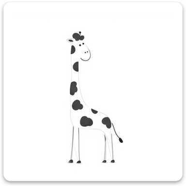 Giraffe sticker