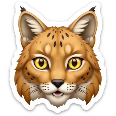 een lynx sticker