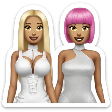 Nicki Minaj and Ice Spice sticker