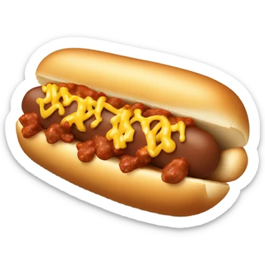 A chili dog sticker