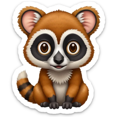Lemur sticker