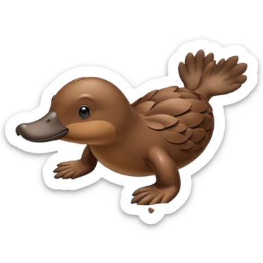 Realistic Platypus sticker
