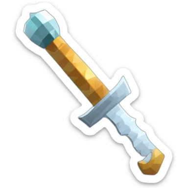 Épée en diamant minecraft sticker