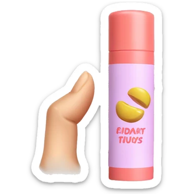 Summer Fridays lip balm sticker