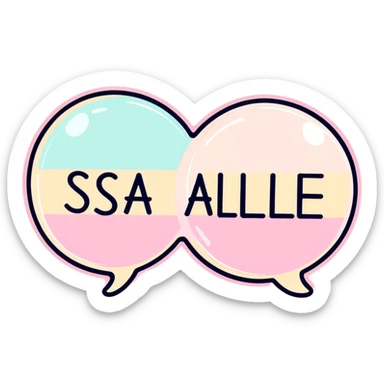 kawaii hand-drawn typography saying 'Sale Now!' with pastel pink and cream gradient bubble lettering, soft white outline, cute sparkles around the text, transparent background, high-resolution, flawless quality, no imperfections sticker