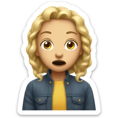 Me telling a secret sticker