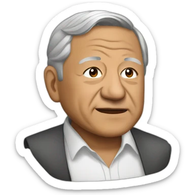 López obrador  sticker
