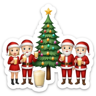 Family Xmas sticker