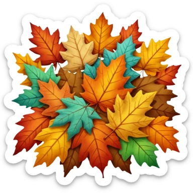 Autumn sticker