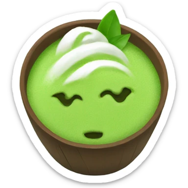 Matcha sticker