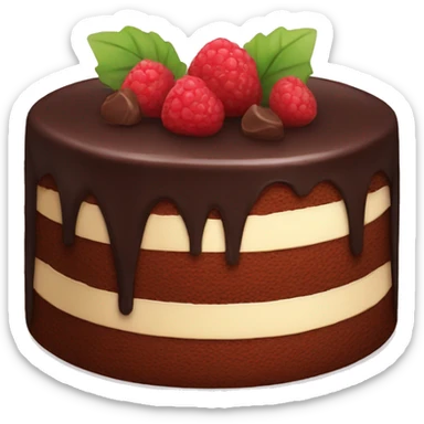 Chocolate cake sticker