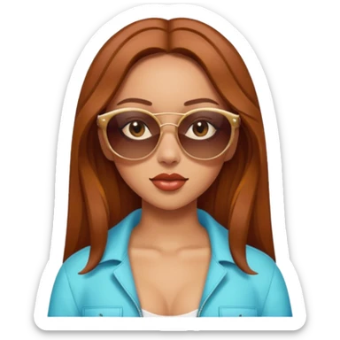 doja cat wear sunglasses sticker