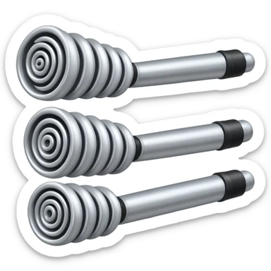 Set of curlers sticker