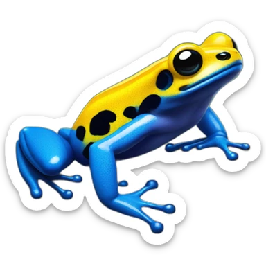 Blue Poison Dart Frog sticker