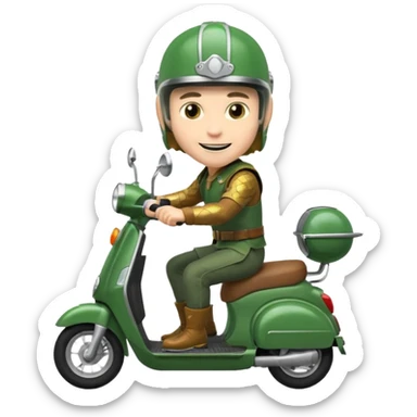 loki god drive scooter sticker