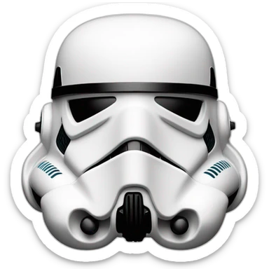 Storm Trooper helmet sticker