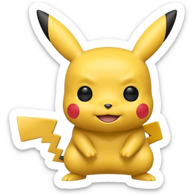 pikachu funko pop sticker